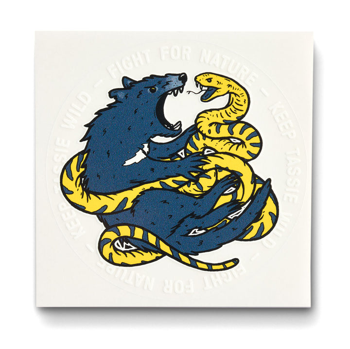 Devil v Snake Sticker