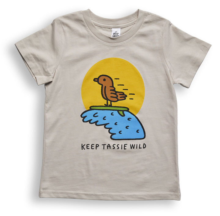 Surfing Bird Kids Tee