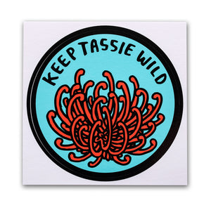 Waratah Bumper Sticker