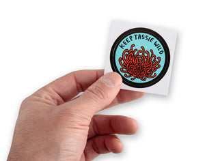 Keep Tassie Wild Waratah Sticker Pack