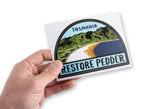 Restore Pedder Bumper Sticker