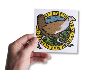 Turbo Chook Sticker