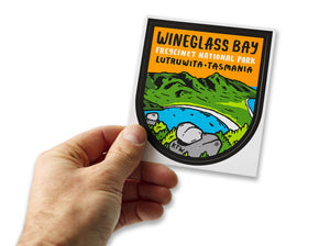 Wineglass Bay Sticker
